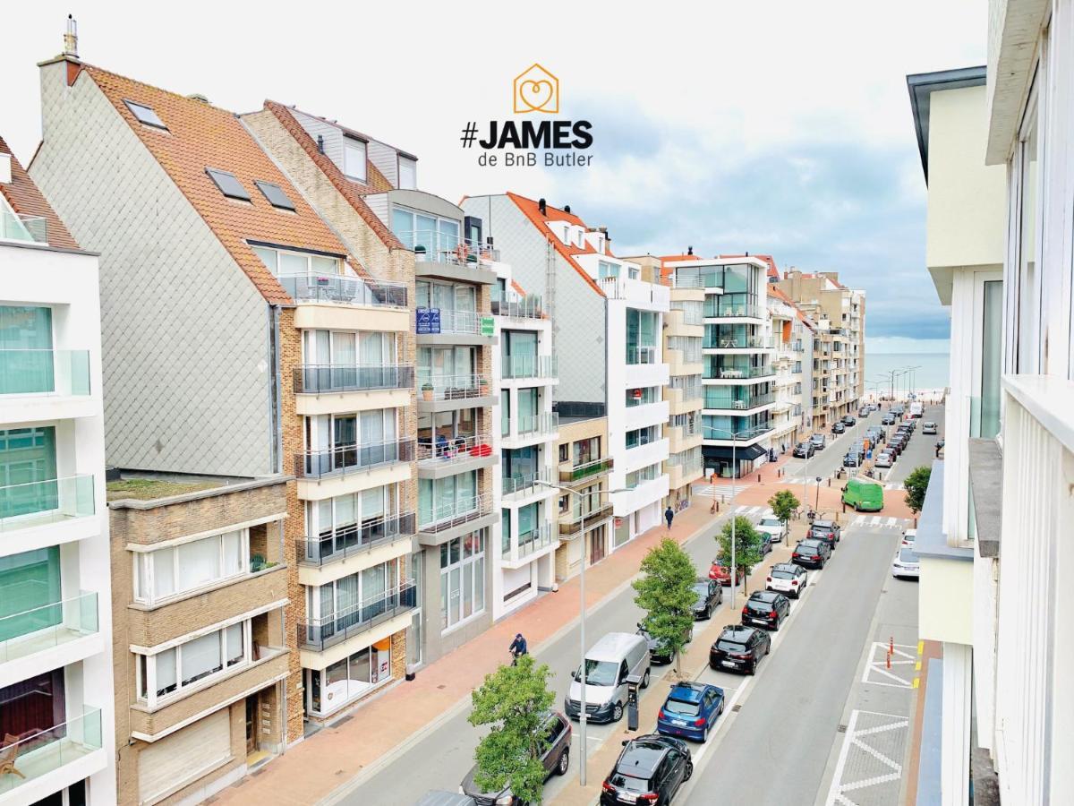 Prachtig, zonnig appartement op 200 van het strand Knokke-Heist Buitenkant foto